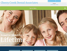 Tablet Screenshot of cherrycreekdentalassoc.com